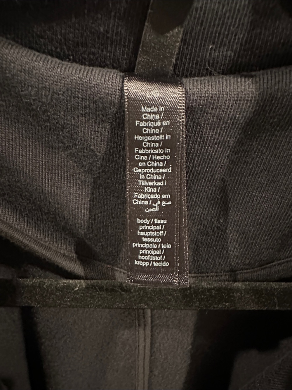 Skims Boyfriend Fleece Oversized Trench Coat - Black - Large - Picture 9 of 11
